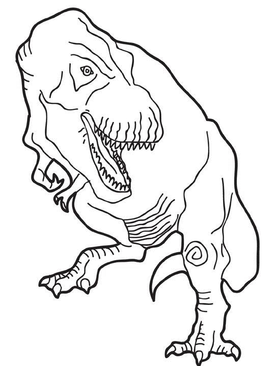 Tyrannosaurus tyrex coloring pages