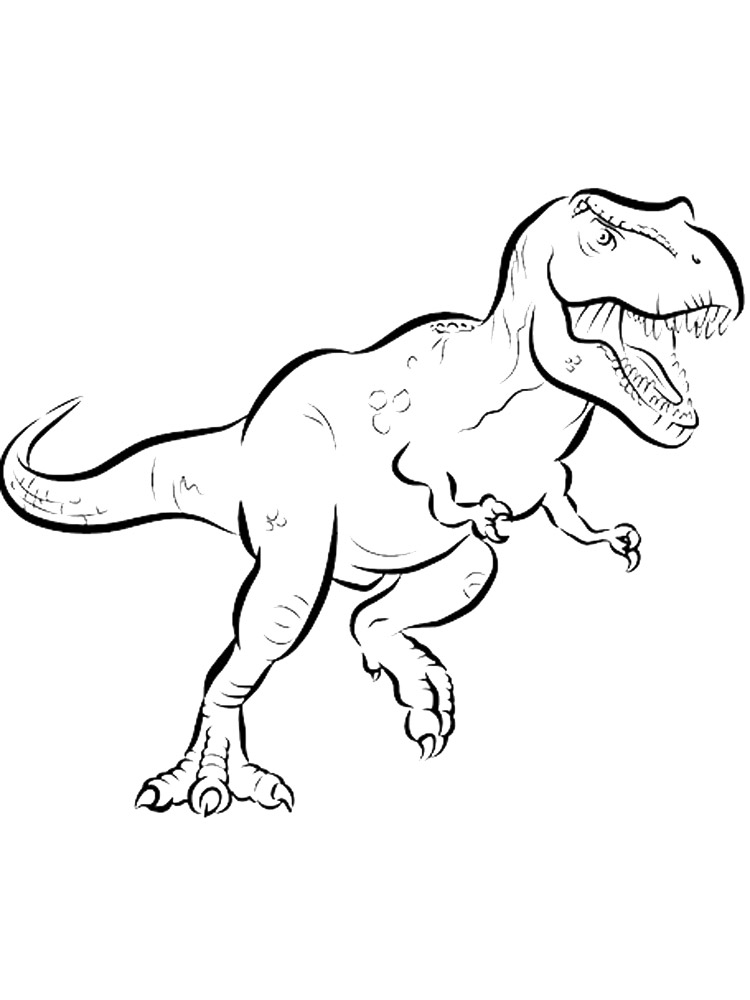 Free tarbosaurus coloring pages pdf to print