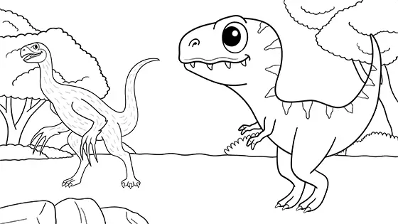 Therizinosaurus coloring pages for kids free pdfs