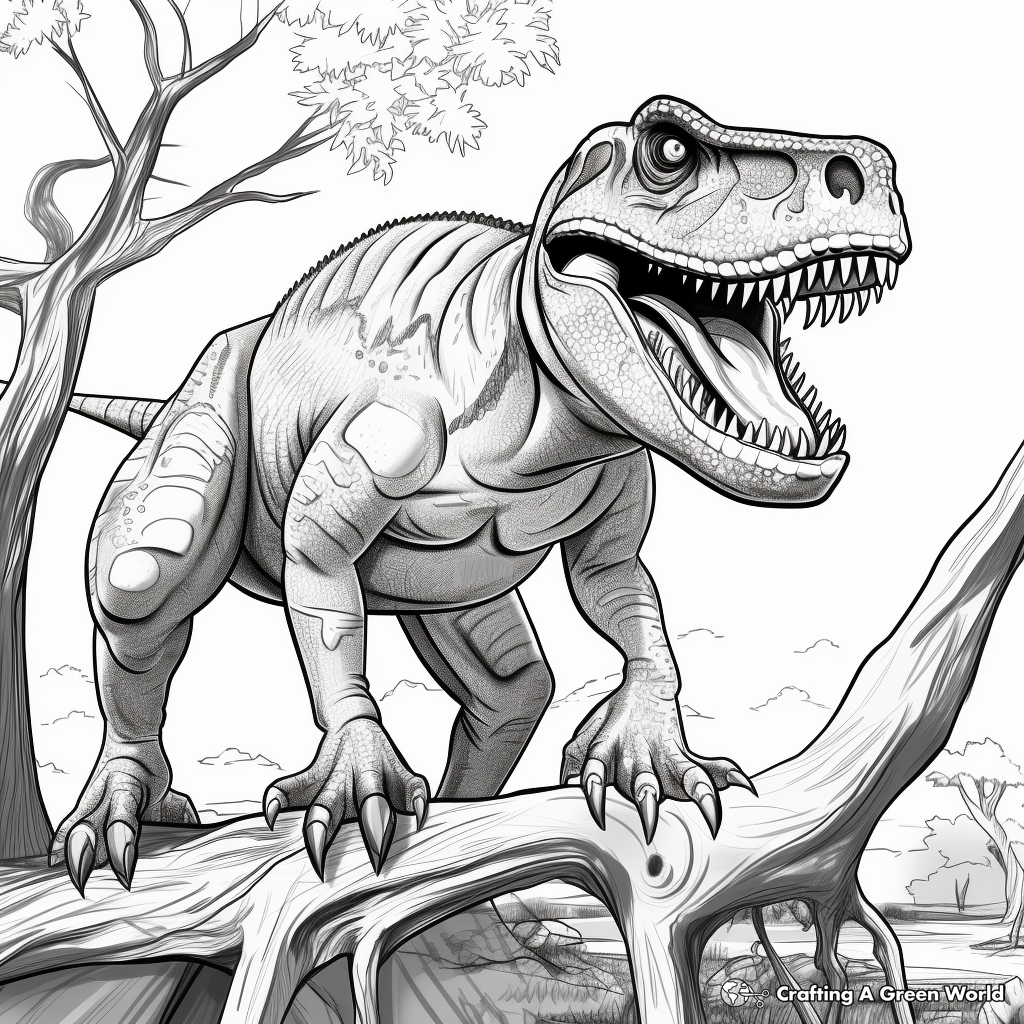 Tarbosaurus coloring pages