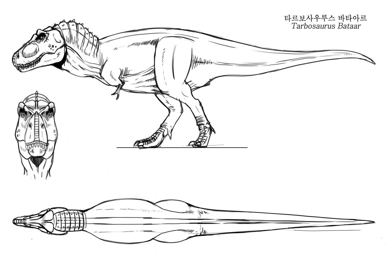 Tarbosaurus bataar by ongyeah on