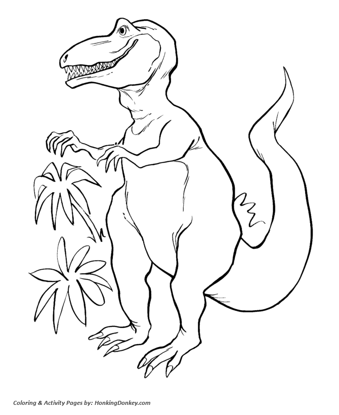 Dinosaur coloring pages printable tyrannosaurus coloring page and kids activity page sheet