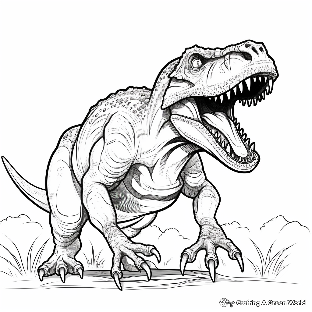 Carnivore dinosaur coloring pages