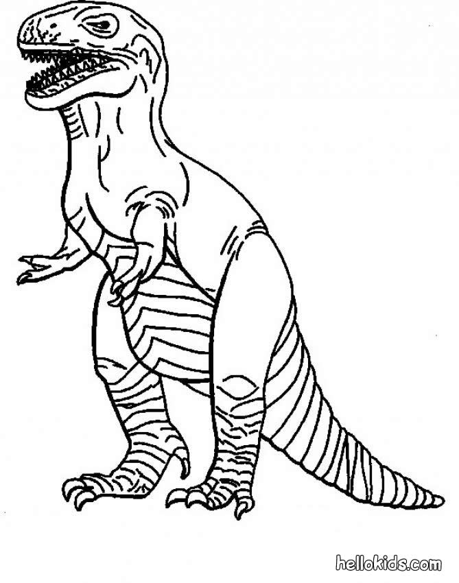 Tyrannosaurus coloring pages