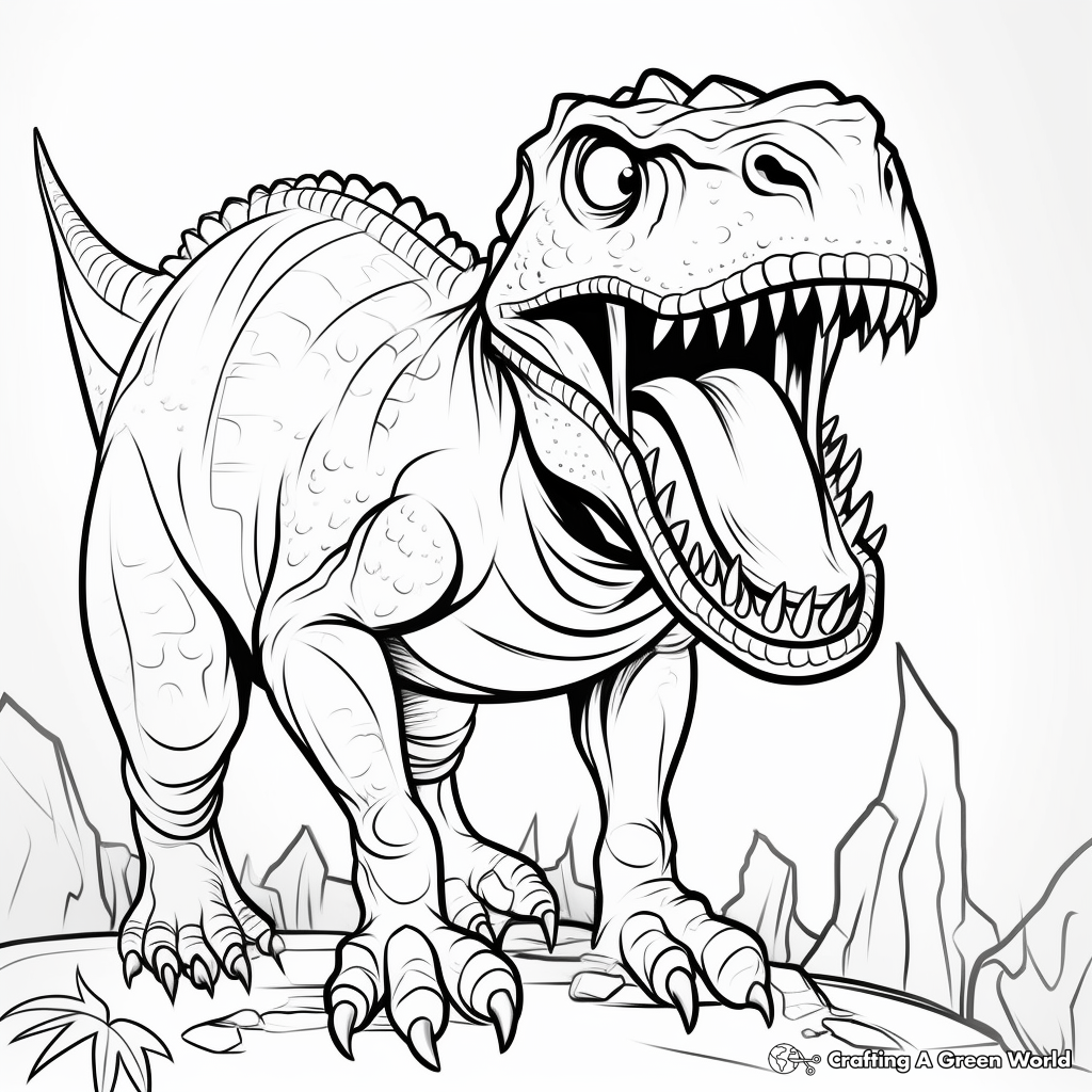 Carnivore dinosaur coloring pages