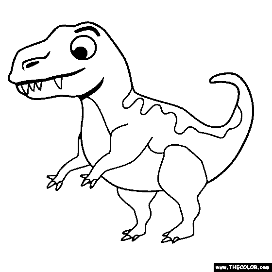 Tyrannosaurus coloring page