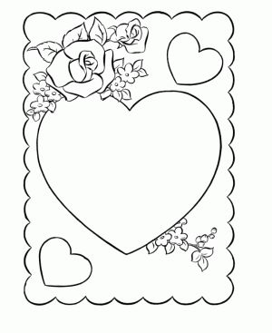 Dibujos para colorear pintar e imprimir valentin imprimible pãginas para colorear lindas tarjetas de feliz san valentãn