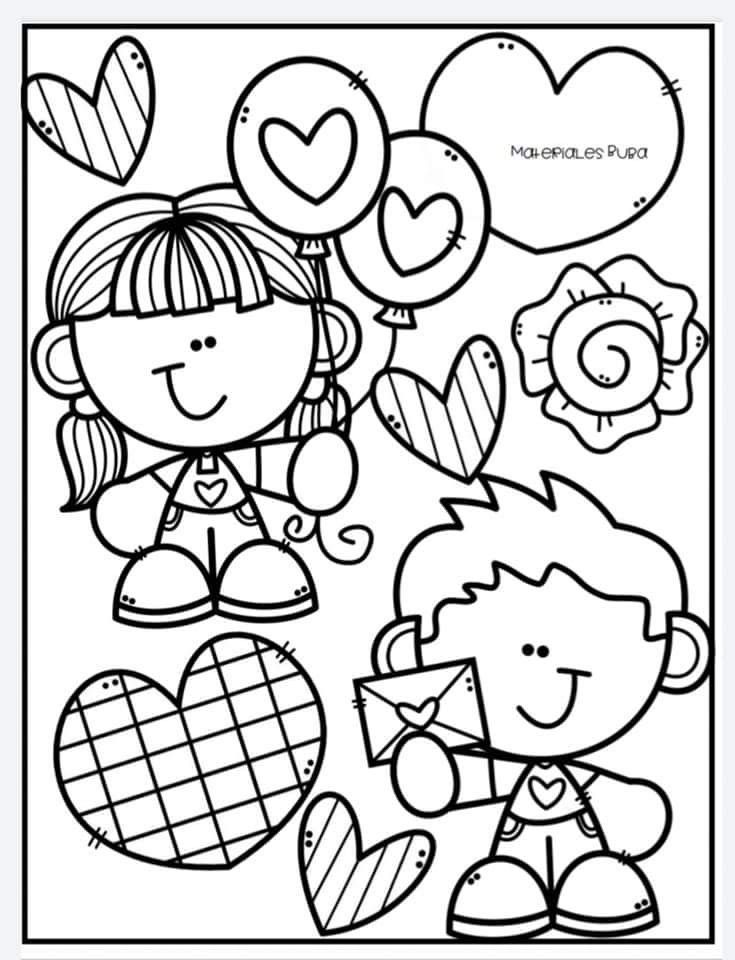 Pin by mtra anita ð on febrero valentine coloring pages valentine coloring preschool coloring pages