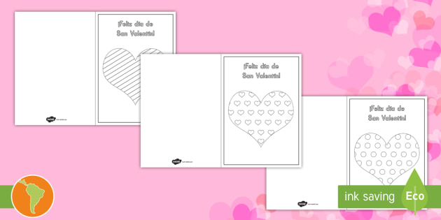 Tarjetas para imprimir dãa de san valentãn