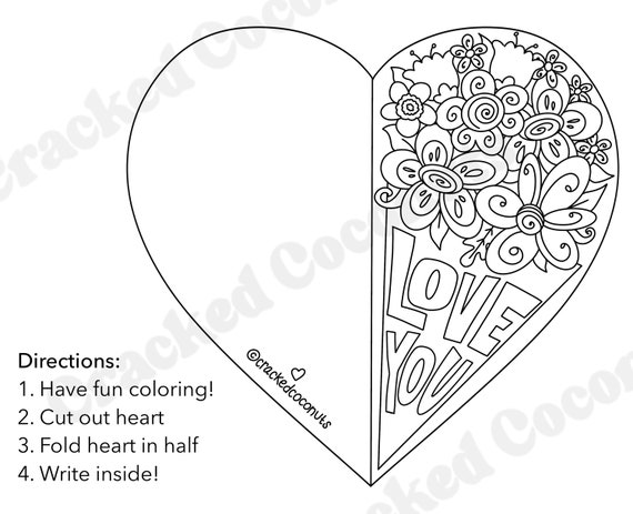 Tarjetas para colorear para niãos tarjetas para colorear para el dãa de san valentãn ramo de corazones actividades para colorear notas de amor en blanco tarjeta de san valentãn de niãos