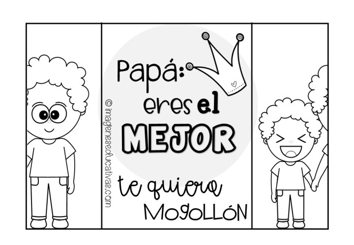 Tarjetas del dãa del padre para escribir un mensaje â imagenes educativas