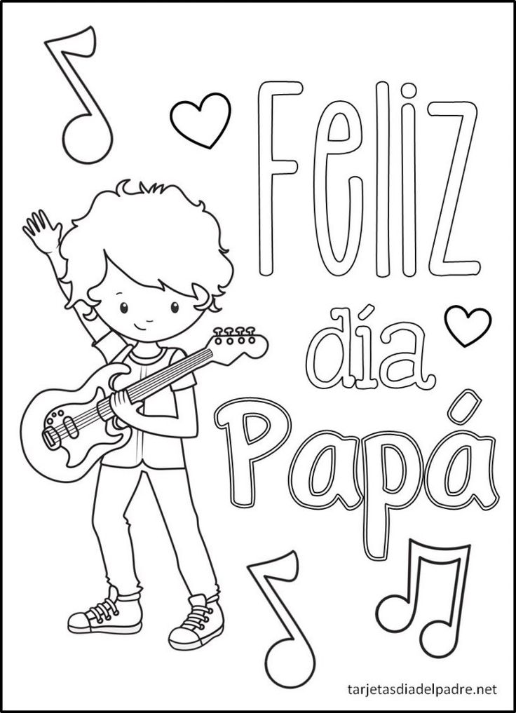 Tarjetas para el dãa del padre para colorear dãa del padre feliz dãa del padre dia del padre dibujos dia del padre