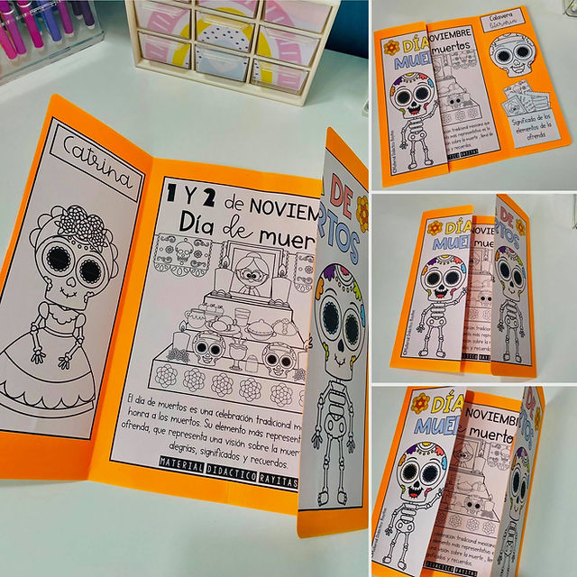 Lapbook dãa de muertos