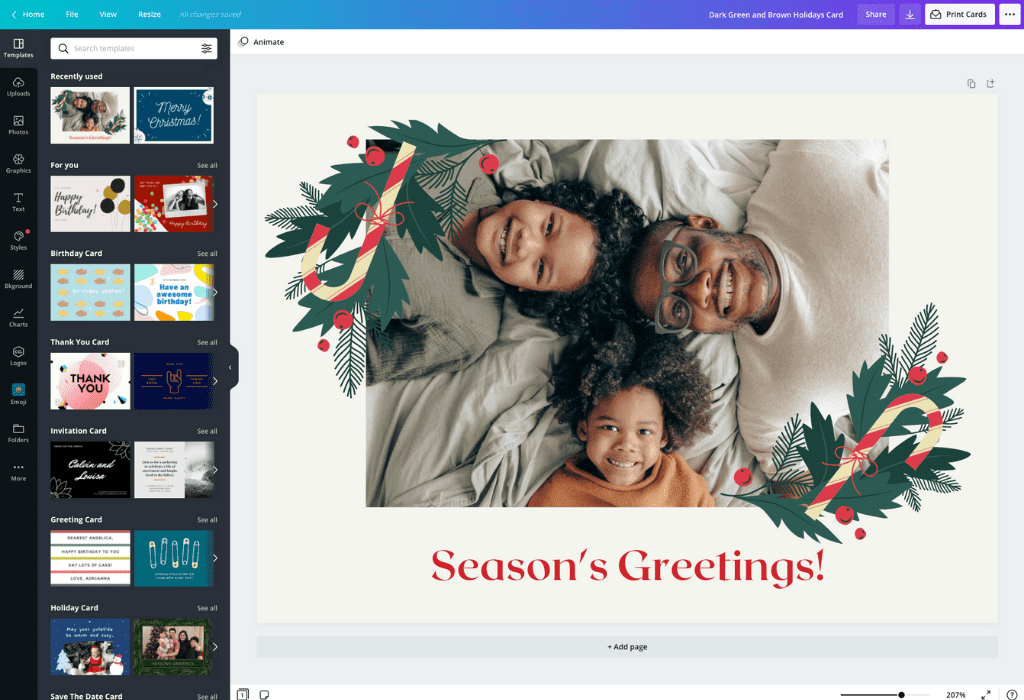 Descubre cãmo hacer postales de navidad originales con es gratis y online