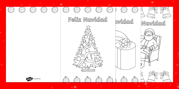 Tarjetas de feliz navidad para lorear teacher made