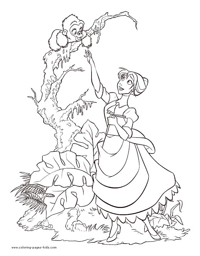 Tarzan coloring pages