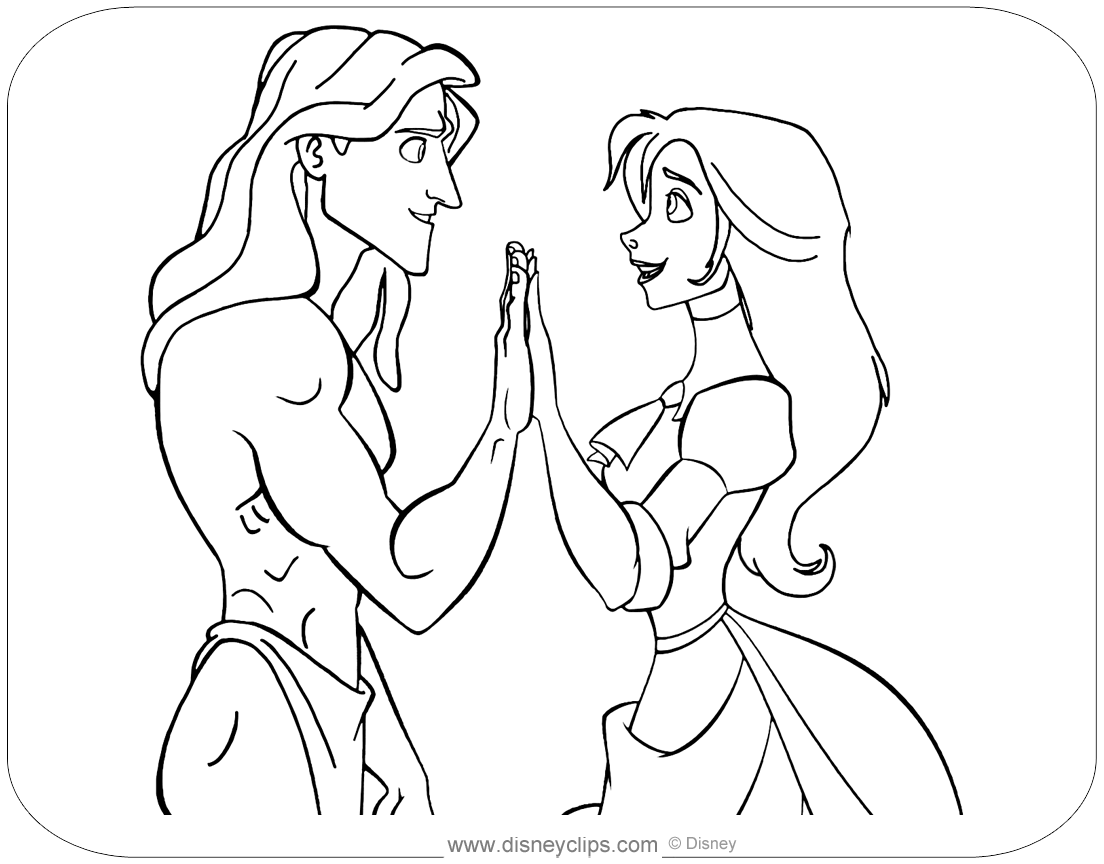 Disneys tarzan coloring pages