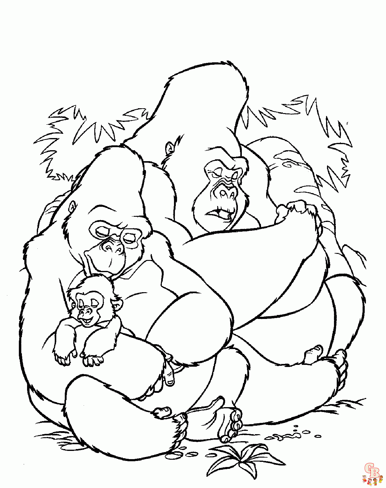 Tarzan coloring pages