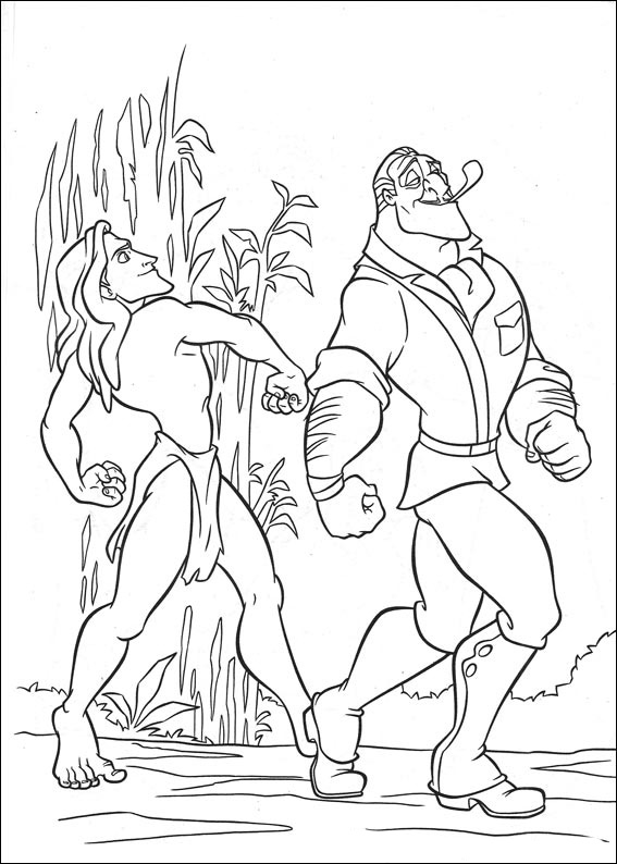 Coloring tarzan