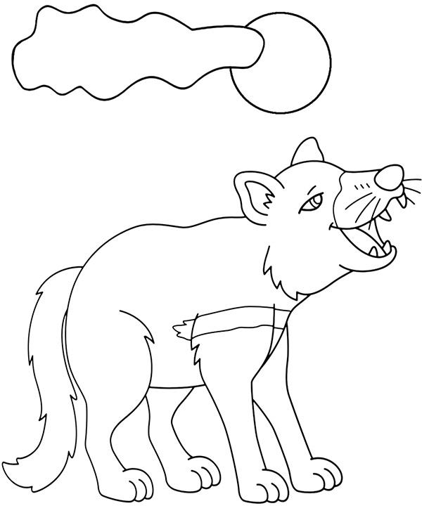 Print tasmanian devil coloring page