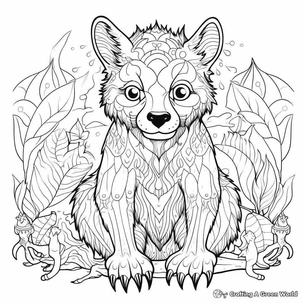 Tasmanian devil coloring pages