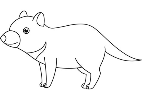 Tasmanian devil coloring pages free coloring pages