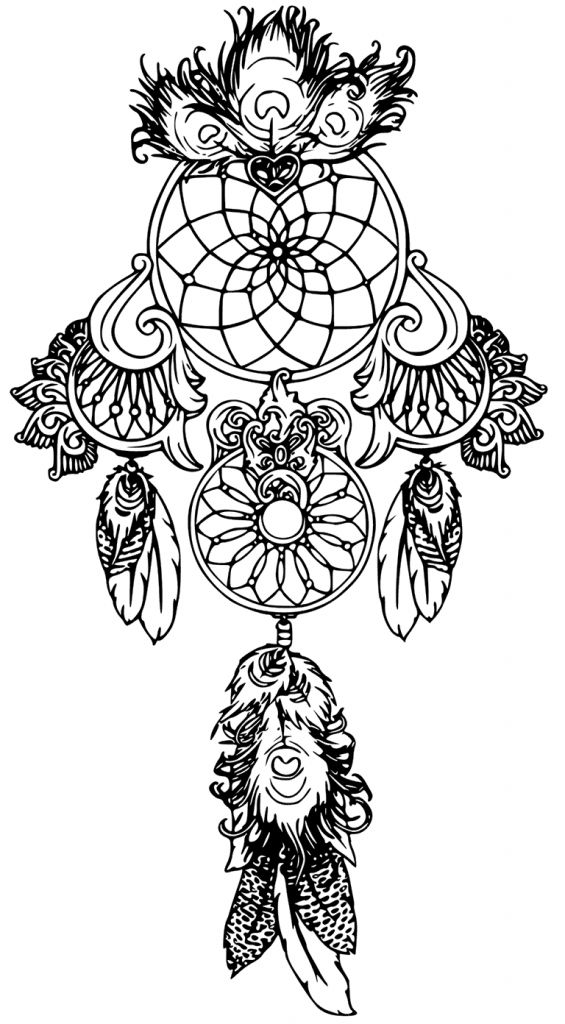 Tattoo coloring pages for adults