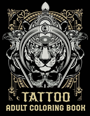 Tattoo adult coloring book tattoo art coloring books for adults men and women paperback murder by the book