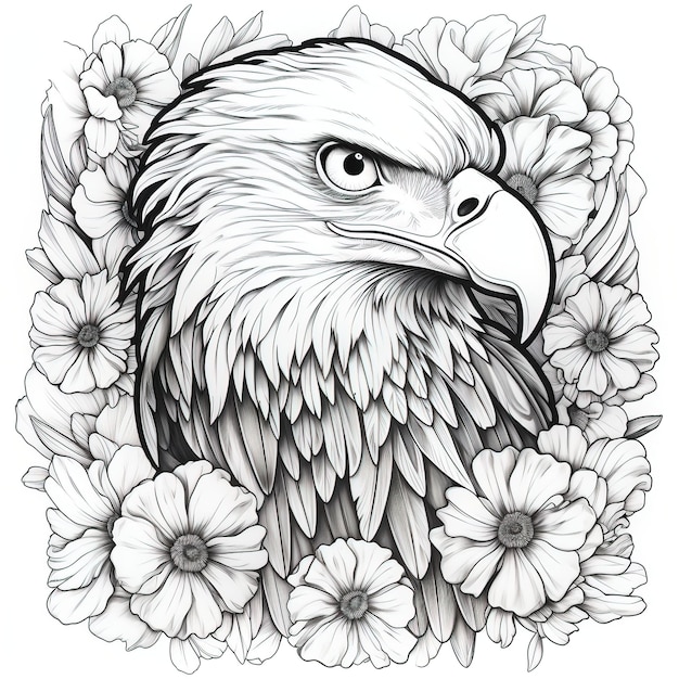 Premium vector american traditional tattoo designs coloring book