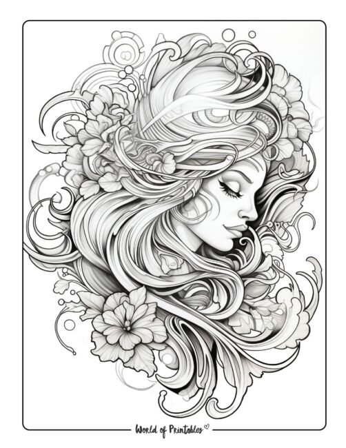 Tattoo coloring pages