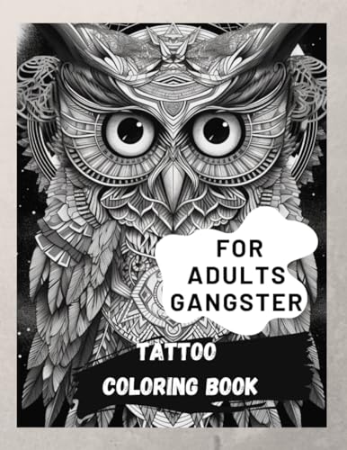 Tattoo coloring book for adults gangster a coloring book for adult relaxation by mayas publisher