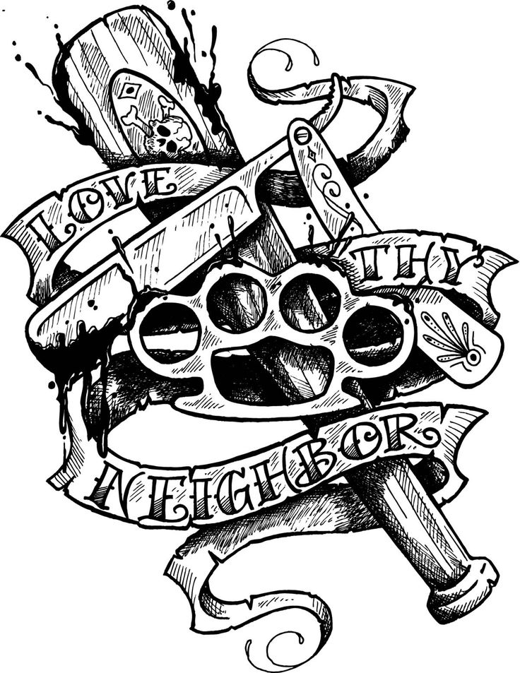 Latest gangsta tattoo designs