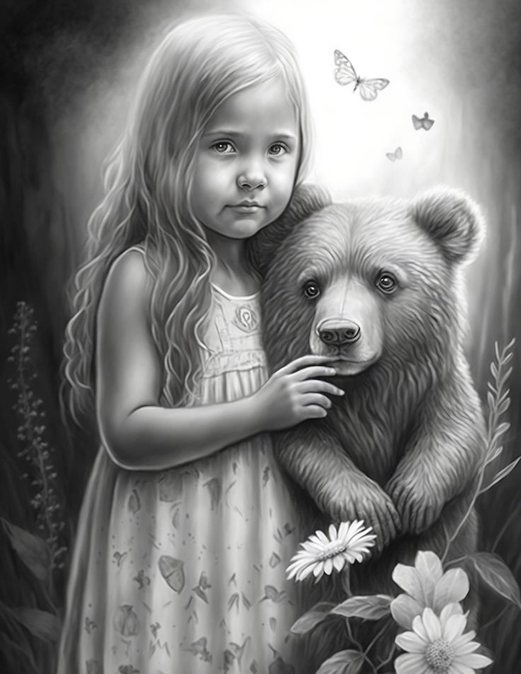 Beautiful girls animals coloring pag for kids and adults in coloring pag for kids coloring pag animal coloring pag