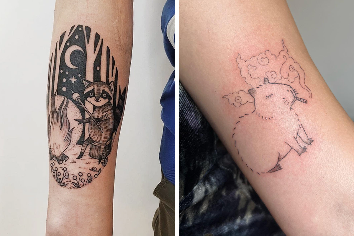 Animal tattoo ideas that embrace simplicity and realism bored panda