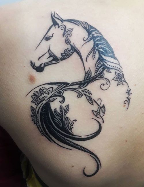 Horse tattoo design tattoo designs cowgirl tattoos