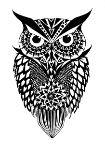 Owl coloring pages to print