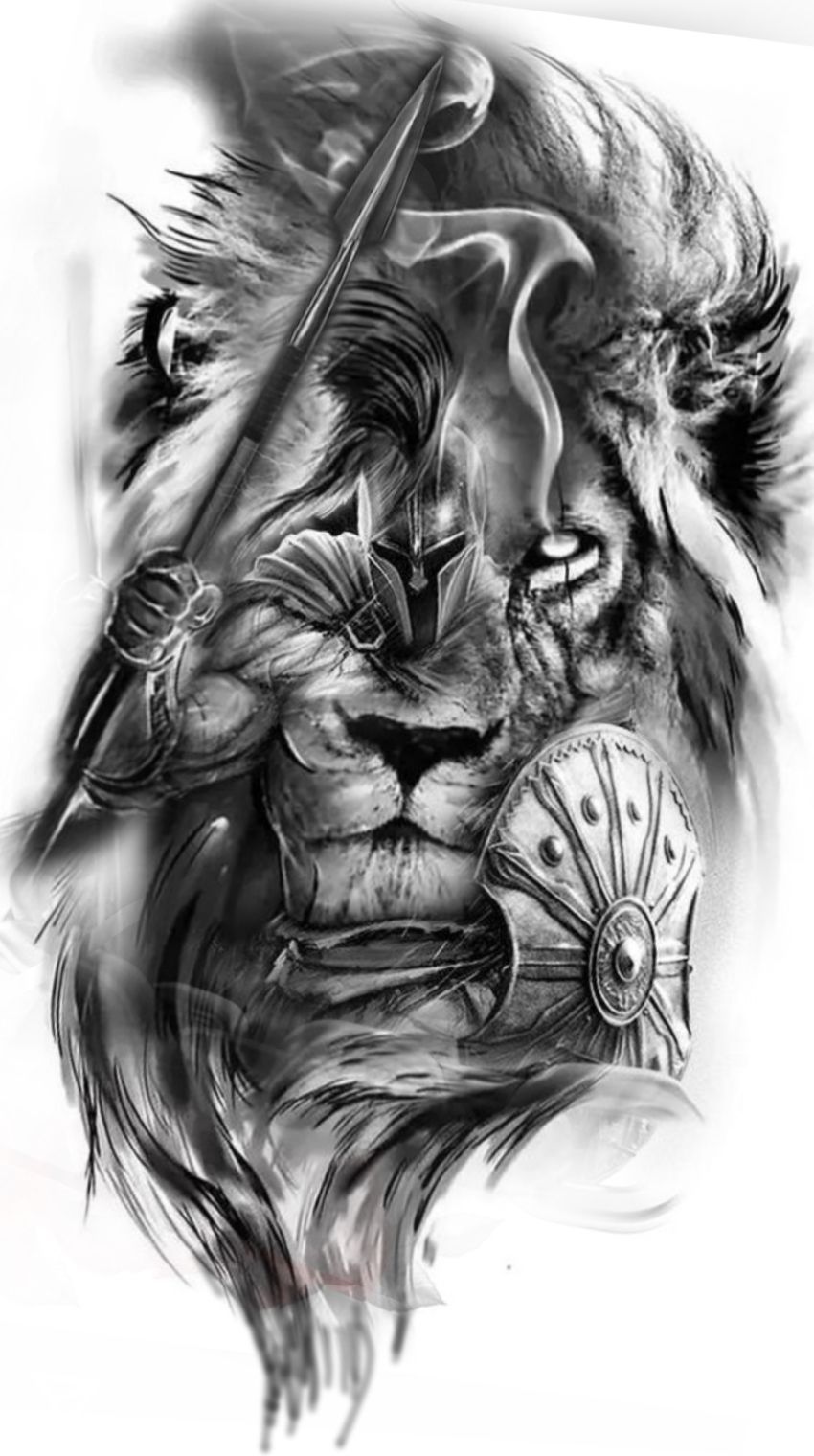 Lion tattoos ideas in tatuagem guerreiro tatuagem de anjo guerreiro tatuagem de gladiador