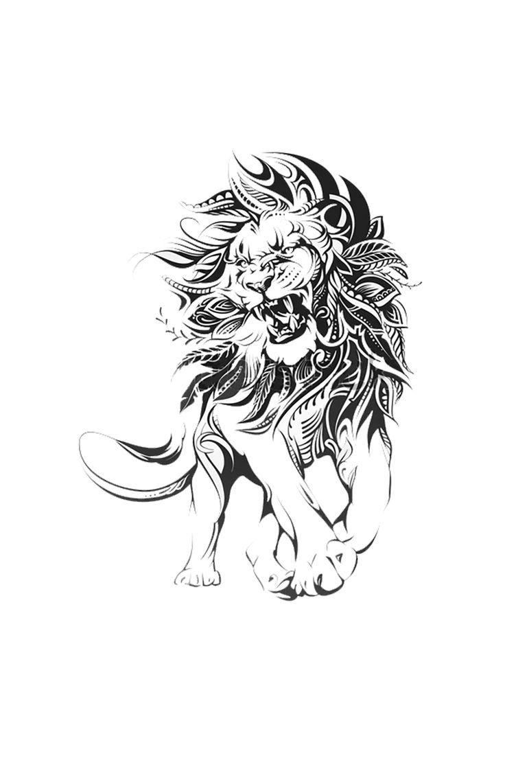 Dibujo de leones para tatuar dibujos de leones arte dibujos