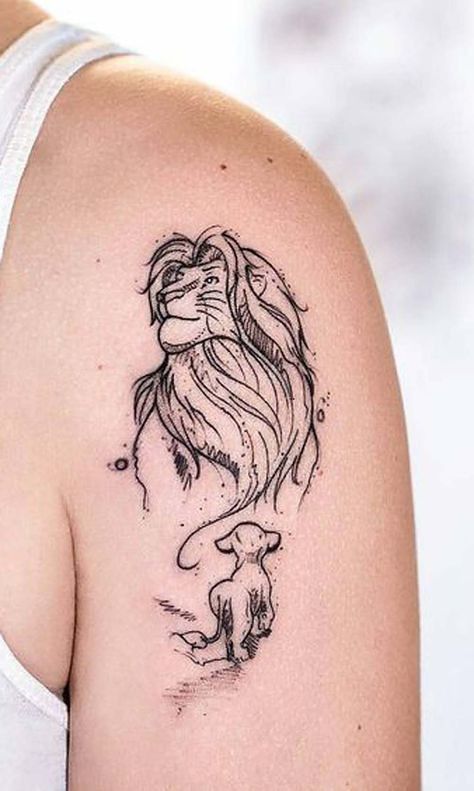 Tatuajes de leones todo un sãmbolo de familia y lealtad