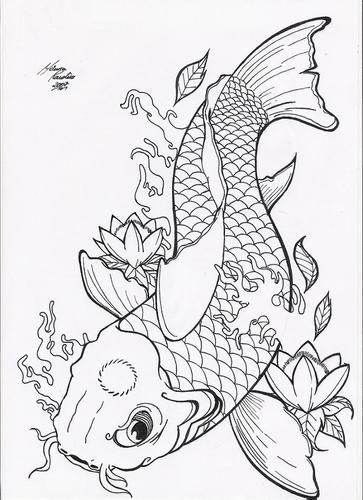 Quero fazer esta carpa em uma tatoo nova japanese koi fish tattoo koi fish drawing koi art