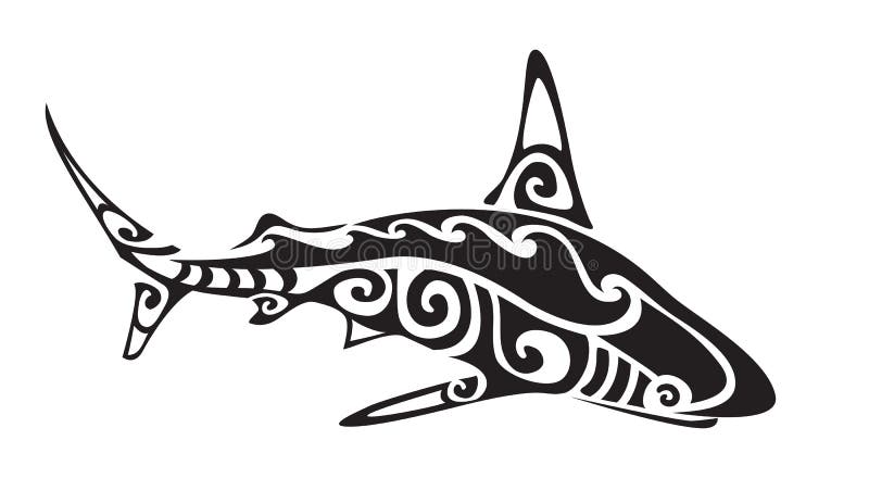 Shark tattoo stock illustrations â shark tattoo stock illustrations vectors clipart