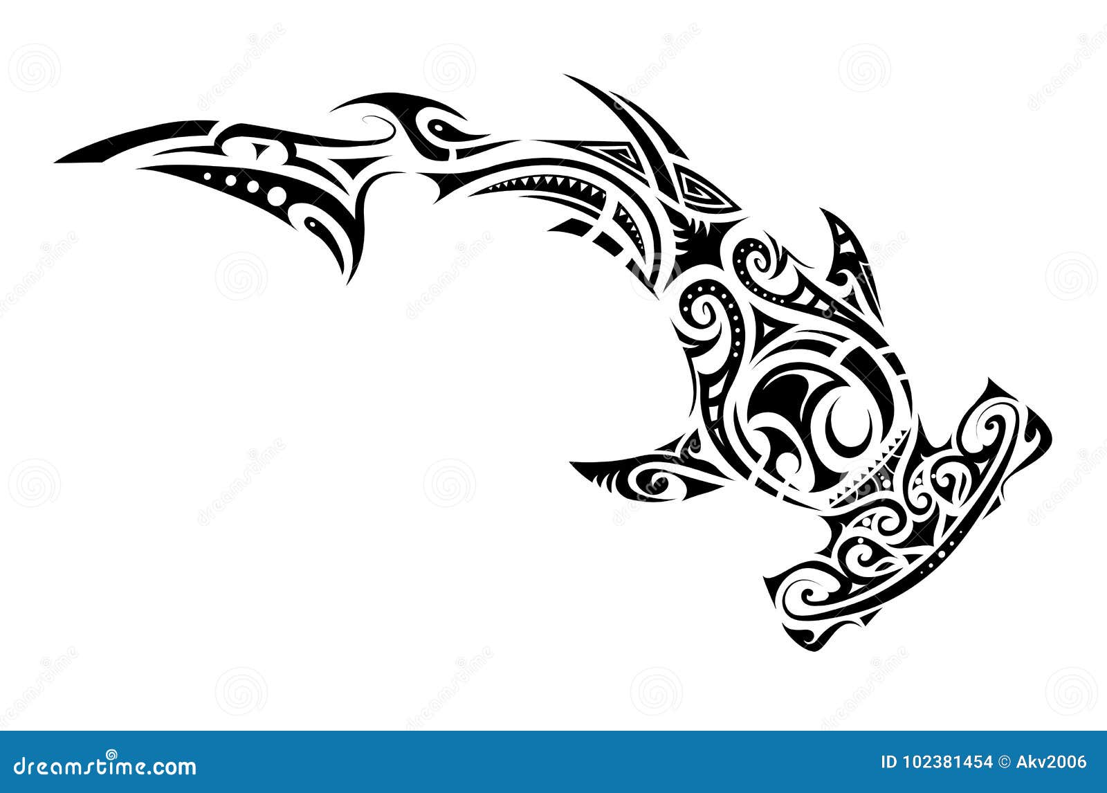 Shark tattoo stock illustrations â shark tattoo stock illustrations vectors clipart