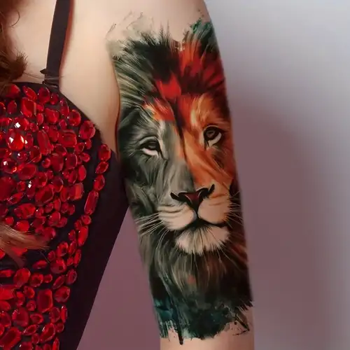 Lion tattoo