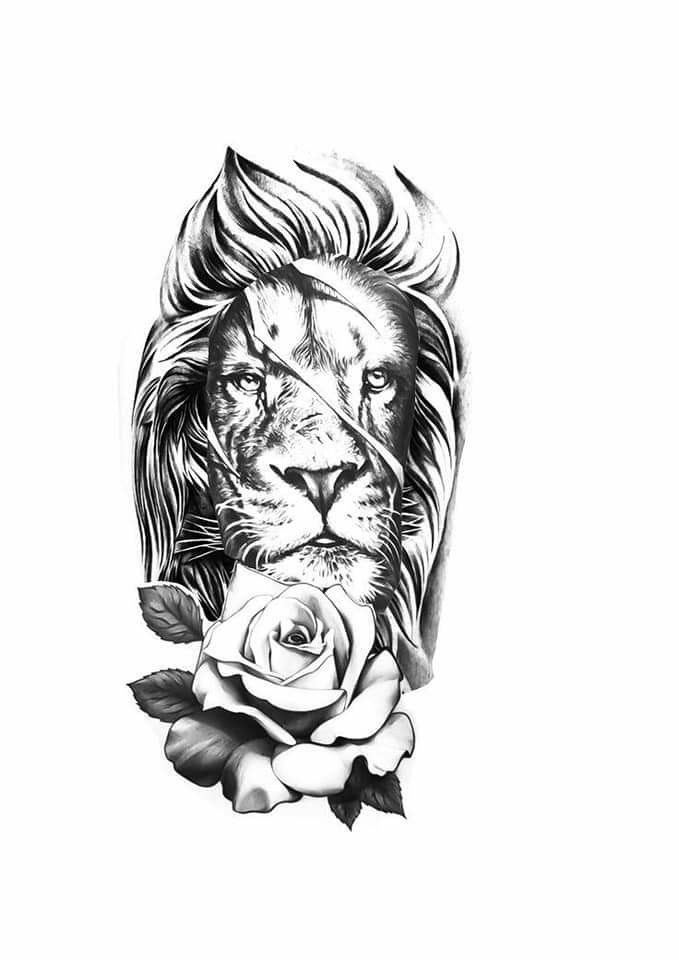 Pin by felipe garcia tattoo desenhos on leãµes lion tattoo sleeves tattoo graphic lion head tattoos