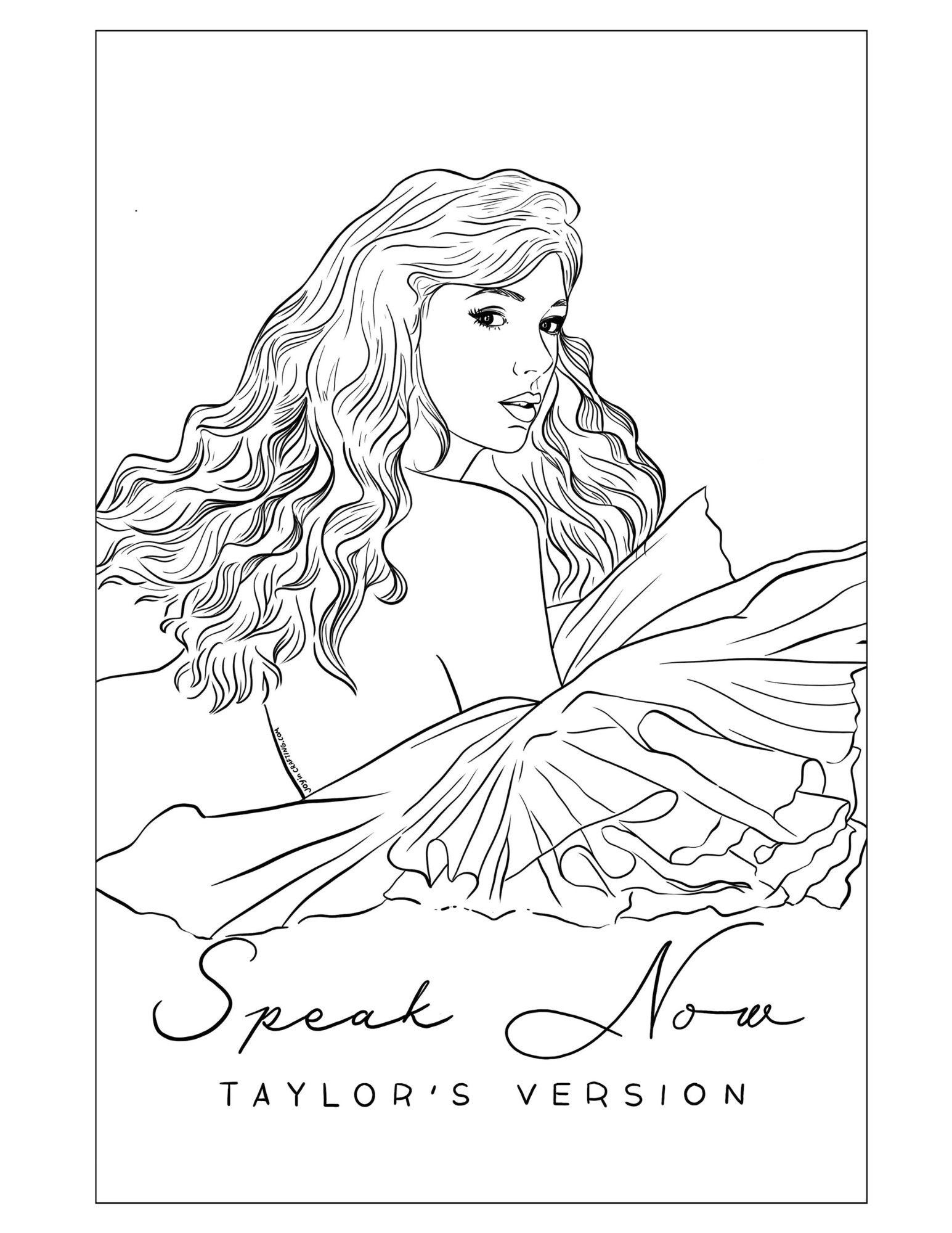 Taylor swift touralbums coloring pages downloadable printable perfect for swifties music fans