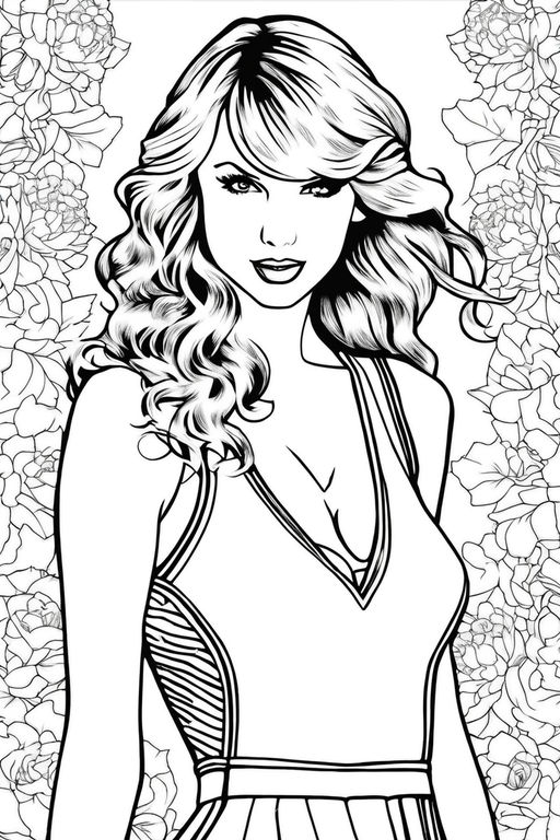 Coloring book beautiful