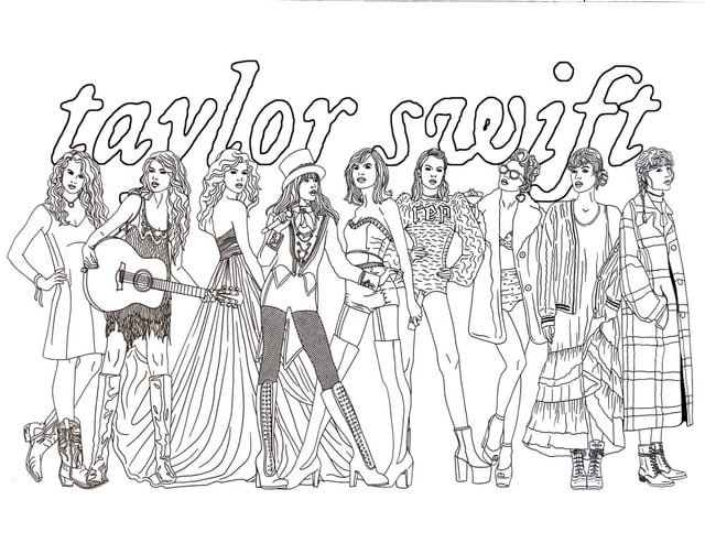 Taylor swift coloring book have fun rtaylorswiftmerch