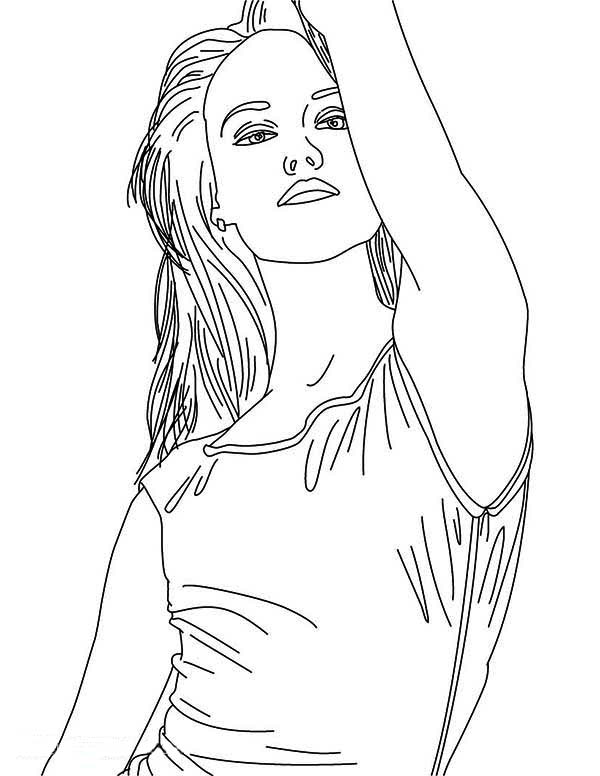 Drawing taylor swift coloring page color luna