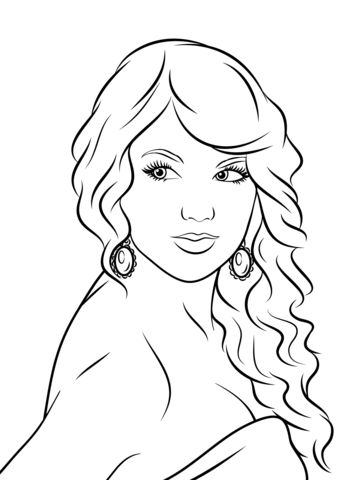 Taylor swift coloring page cool coloring pages coloring pages inspirational coloring pages