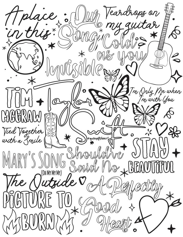 Cristy taylor swift drawing taylor swift posters coloring book pages